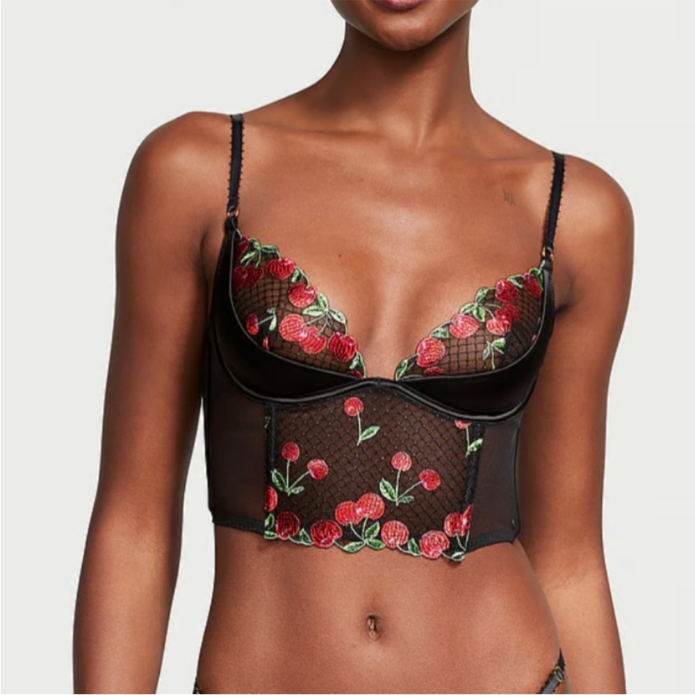 Nwot Cherry Lingerie Set - image 1